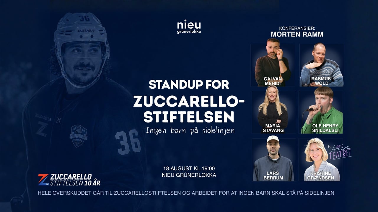 Standup for Zuccarellostiftelsen