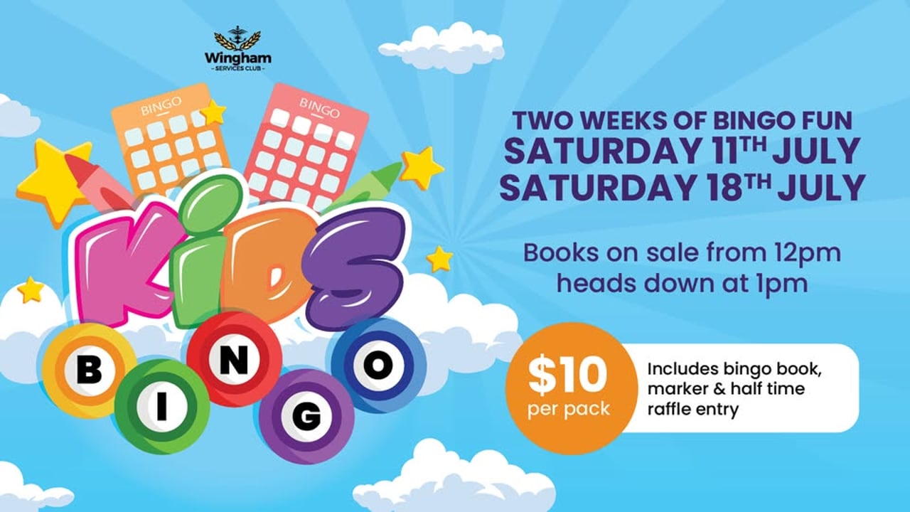 Kids School Holiday Bingo 