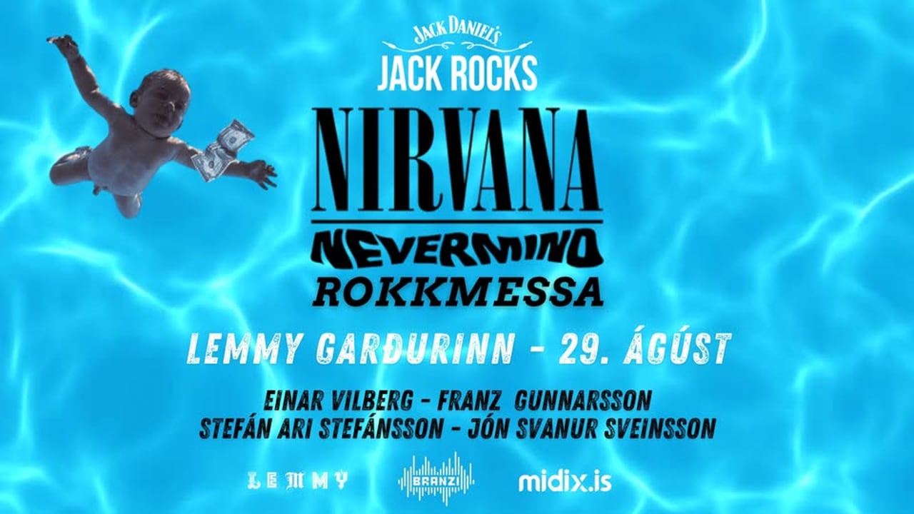 NIRVANA ROKKMESSA │NEVERMIND 35 ÁRA