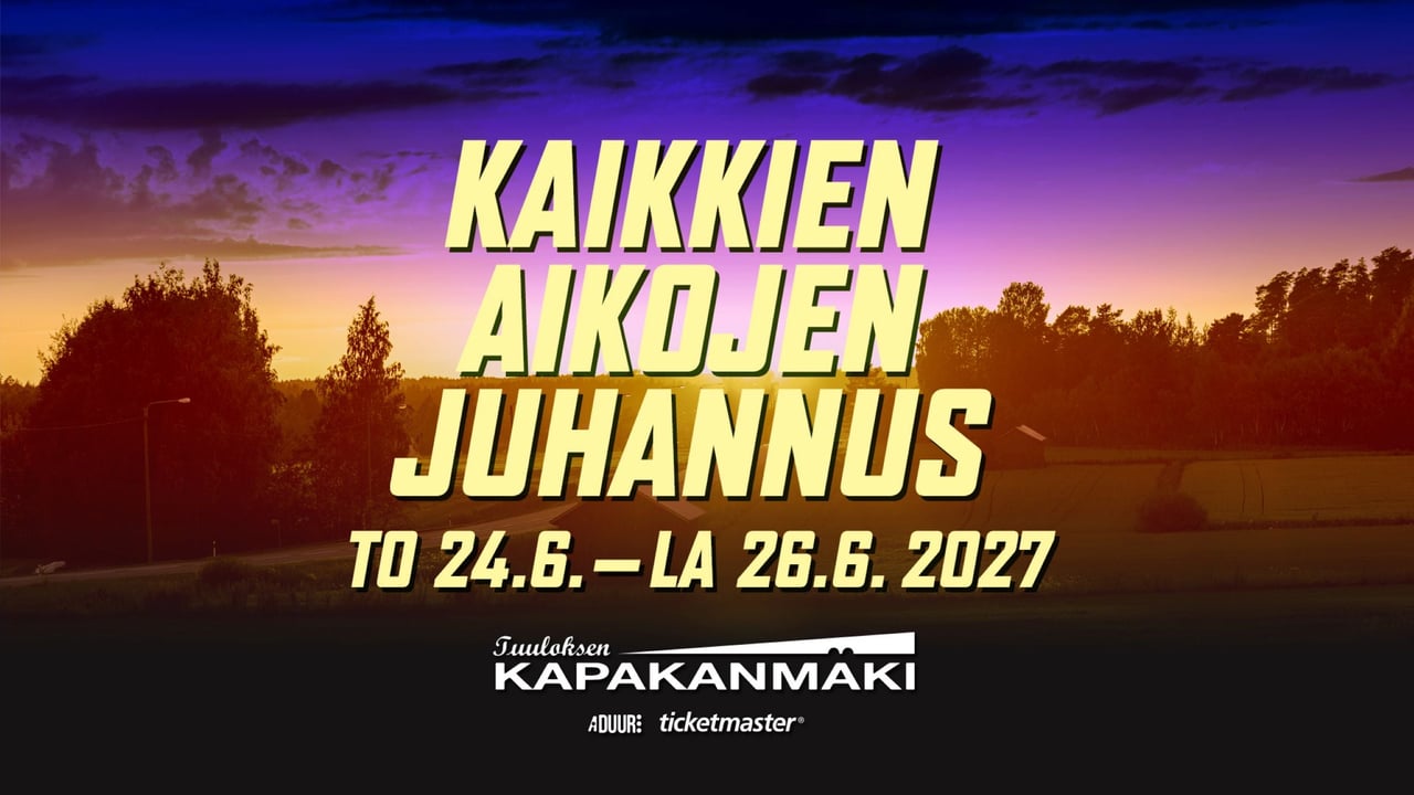 KAIKKIEN AIKOJEN JUHANNUS 2027: 3 PÄIVÄÄ