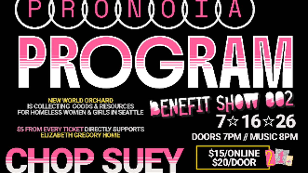 Pronoia Program Benefit Show