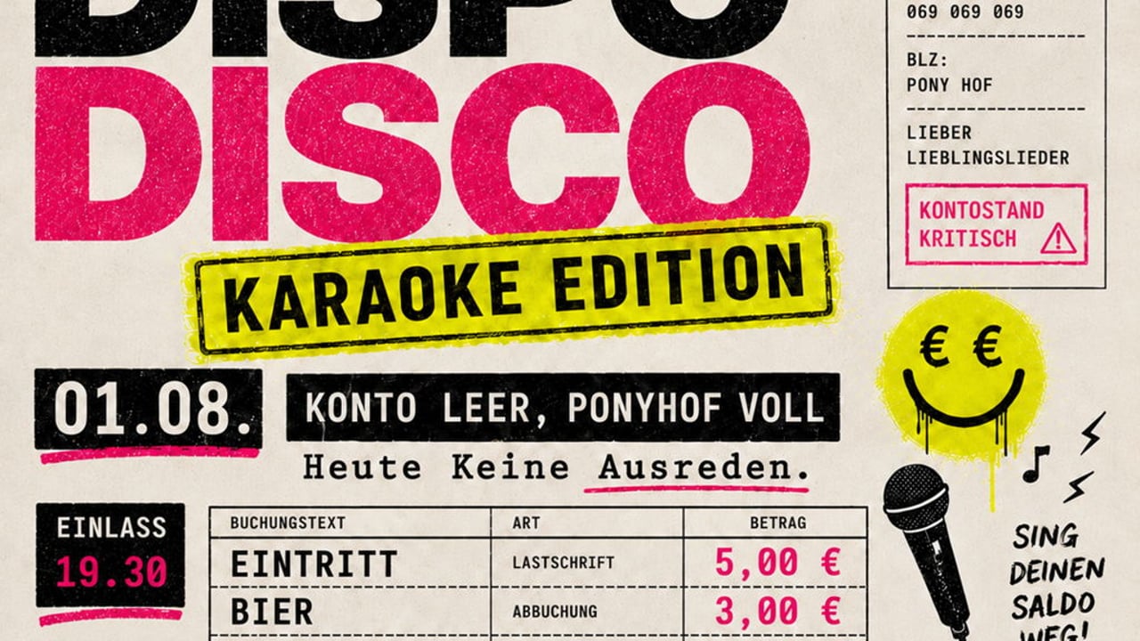 DISPO DISCO I Karaoke – Ponyhof Club Nightevent