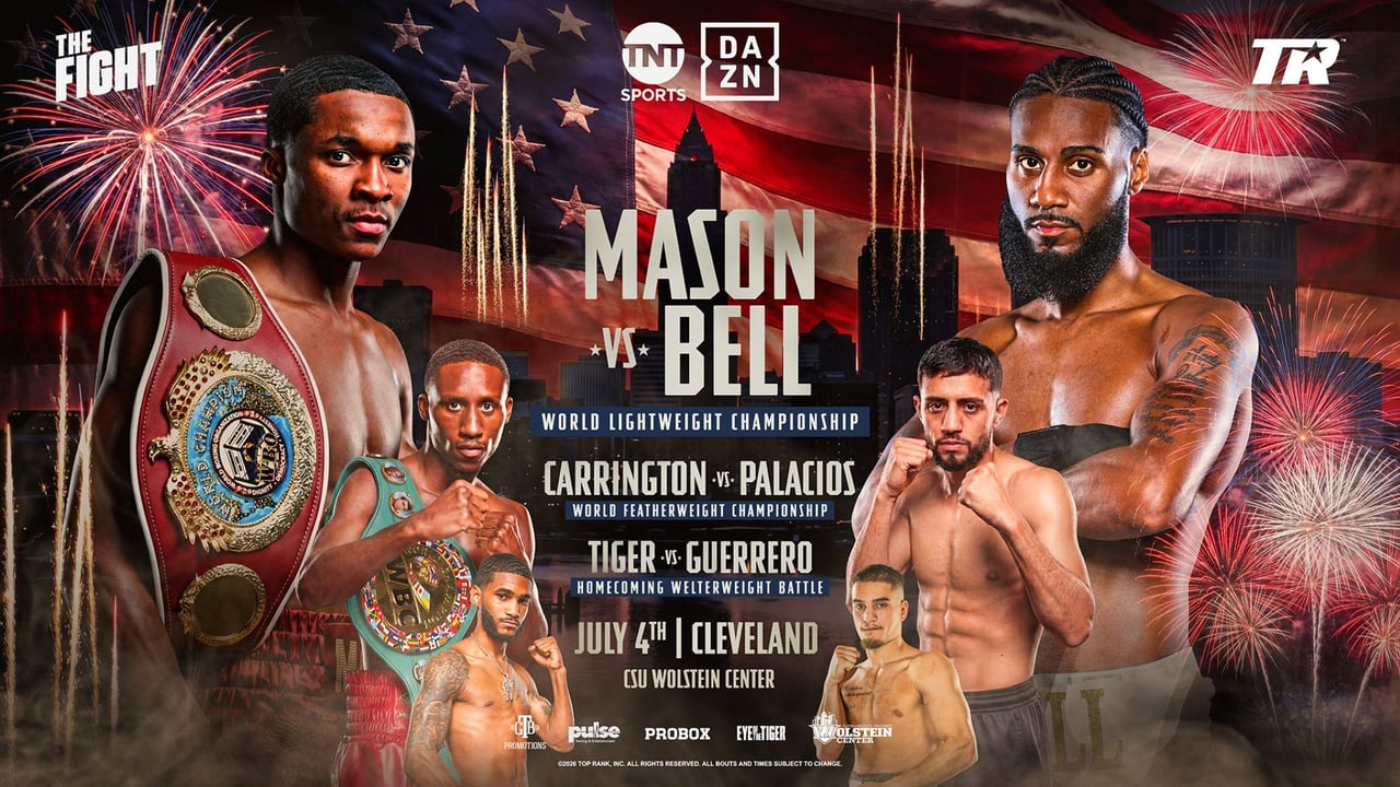 Top Rank Boxing:  Mason vs Cordina