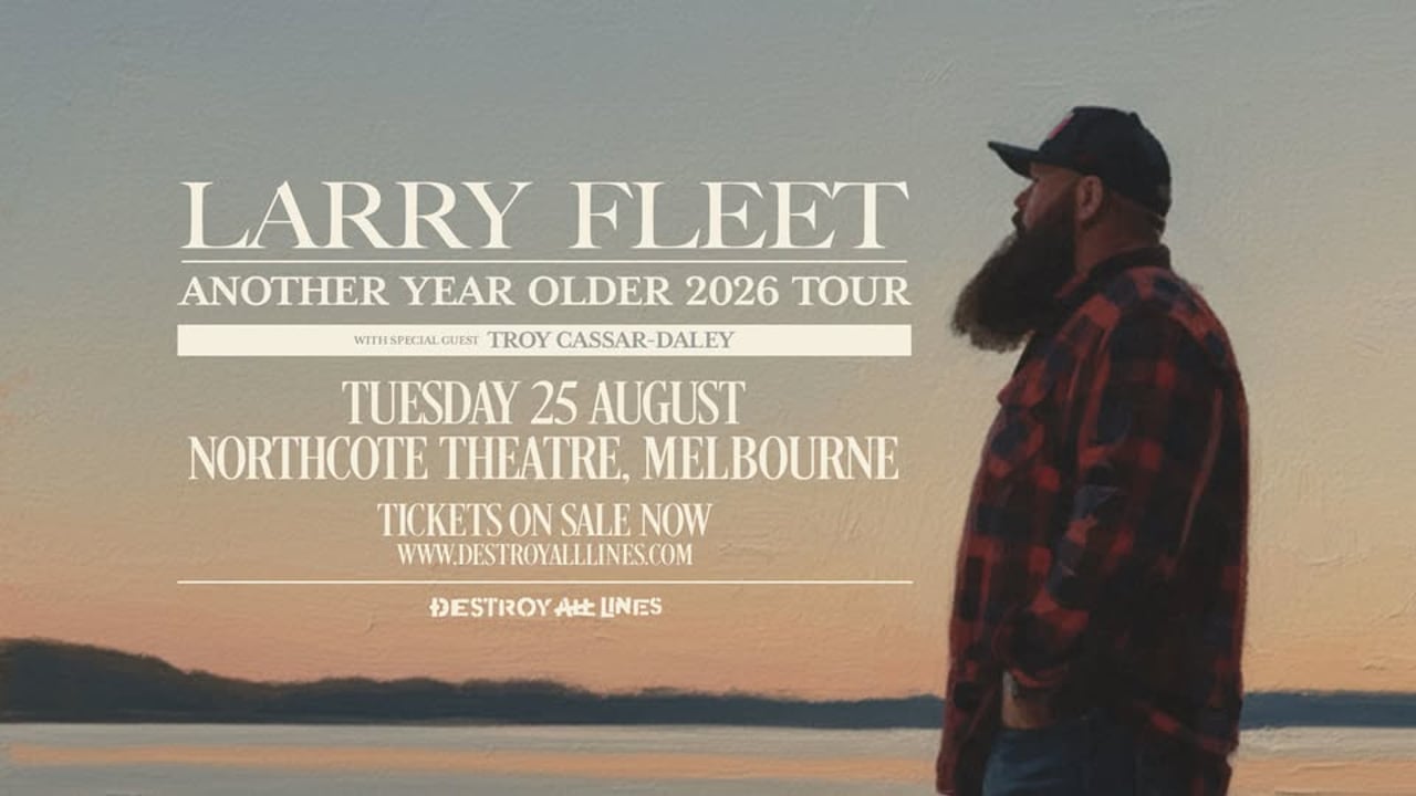 Larry Fleet // Melbourne // Another Year Older Tour // Northcote Theatre // 18+