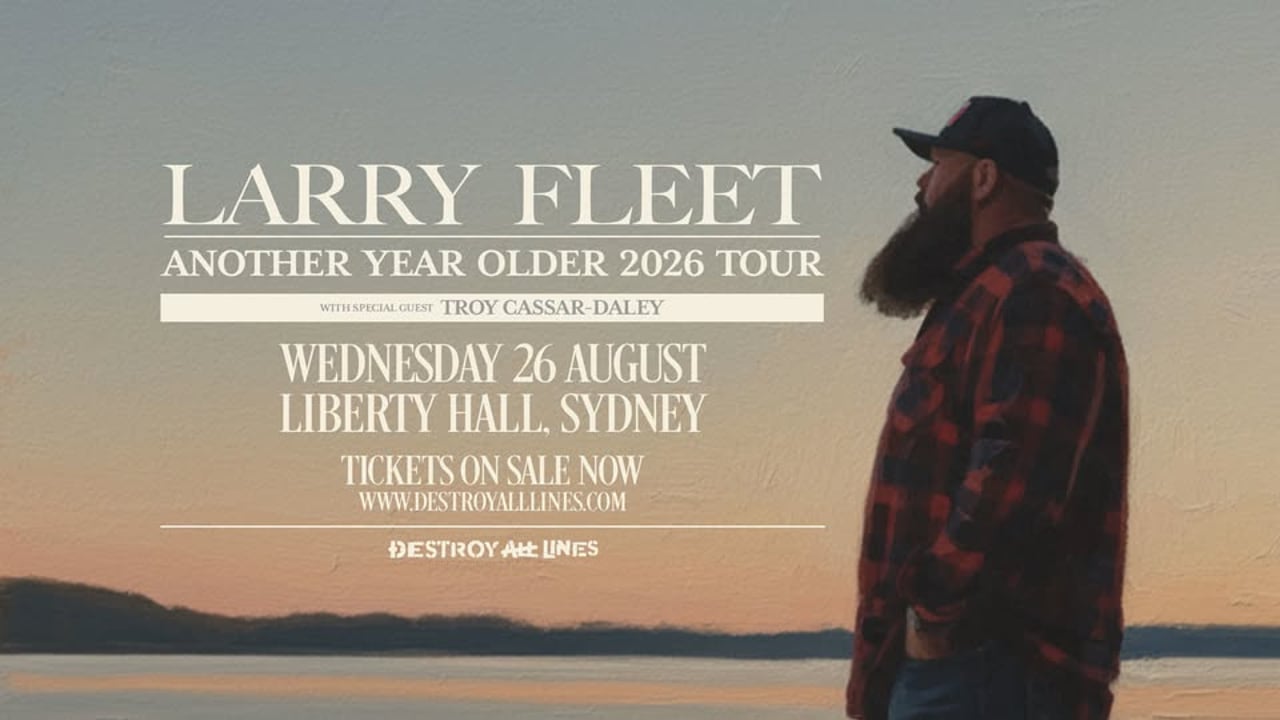Larry Fleet // Sydney // Another Year Older Tour // Liberty Hall  // 18+