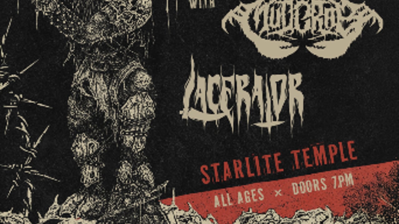 DIVINE APPREHENSION & CAUSTIC FOG 'The Western Obliteration Tour' with MUDCRAB & LACERATOR
