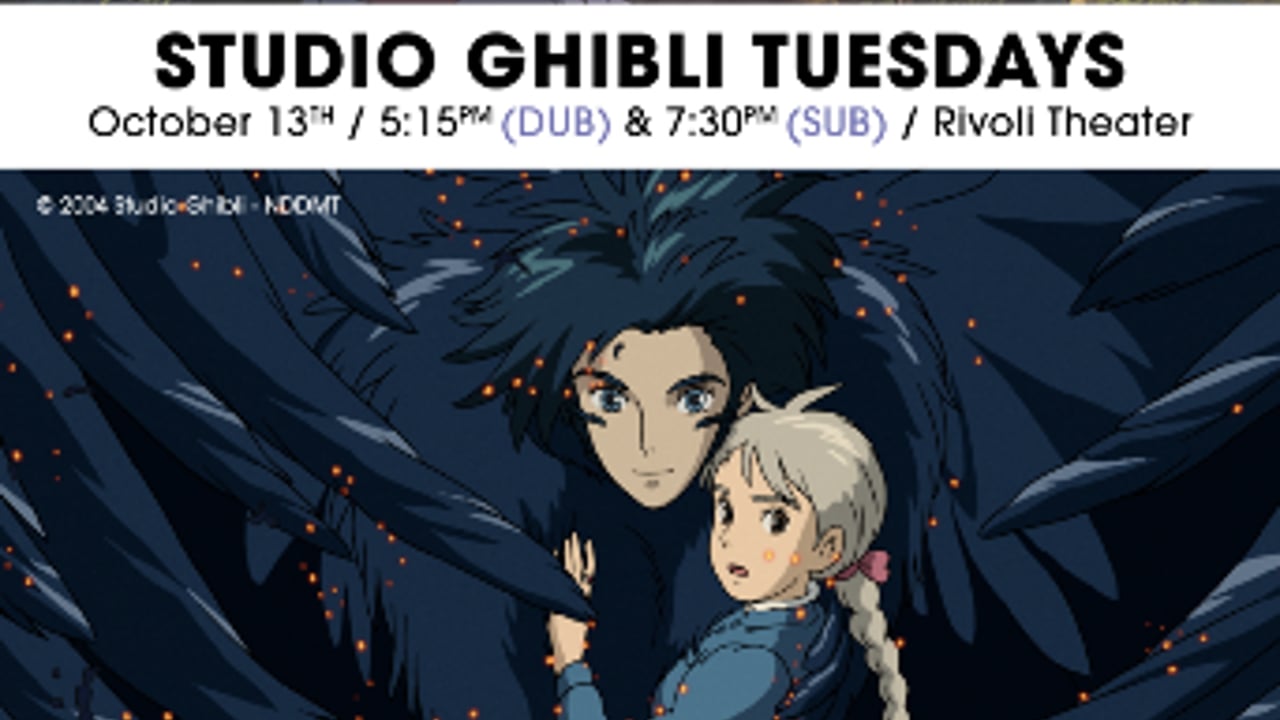 Howl's Moving Castle (Dub) in the Rivoli! *Studio Ghibli Tuesdays*