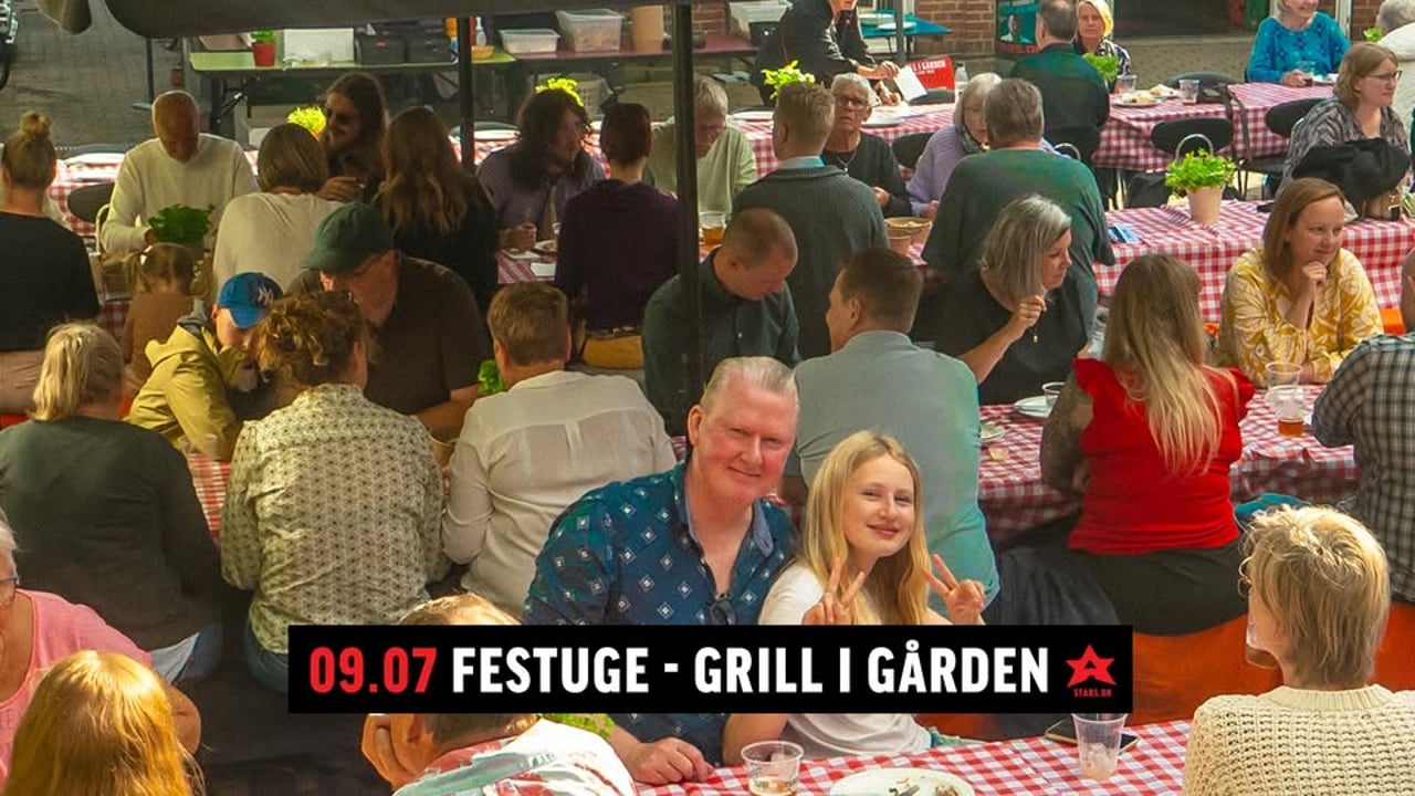 Festuge - Grill i gården - FREDAG