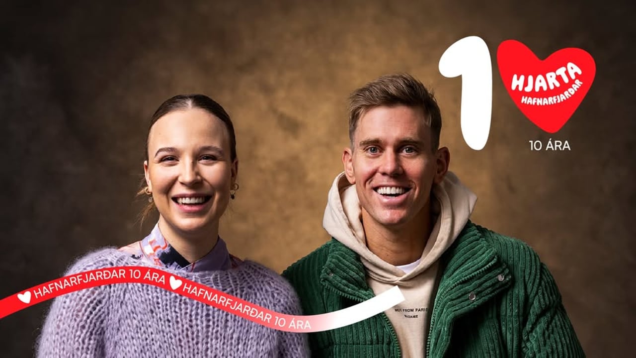Jón Jónsson og GDRN í Hjarta Hafnarfjarðar ❤️