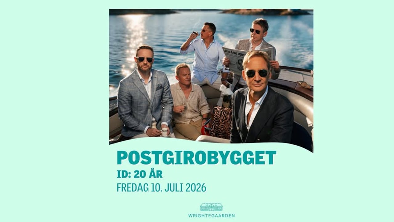 Postgirobygget ID: 20 år på Wrightegaarden // FÅ BILLETTER