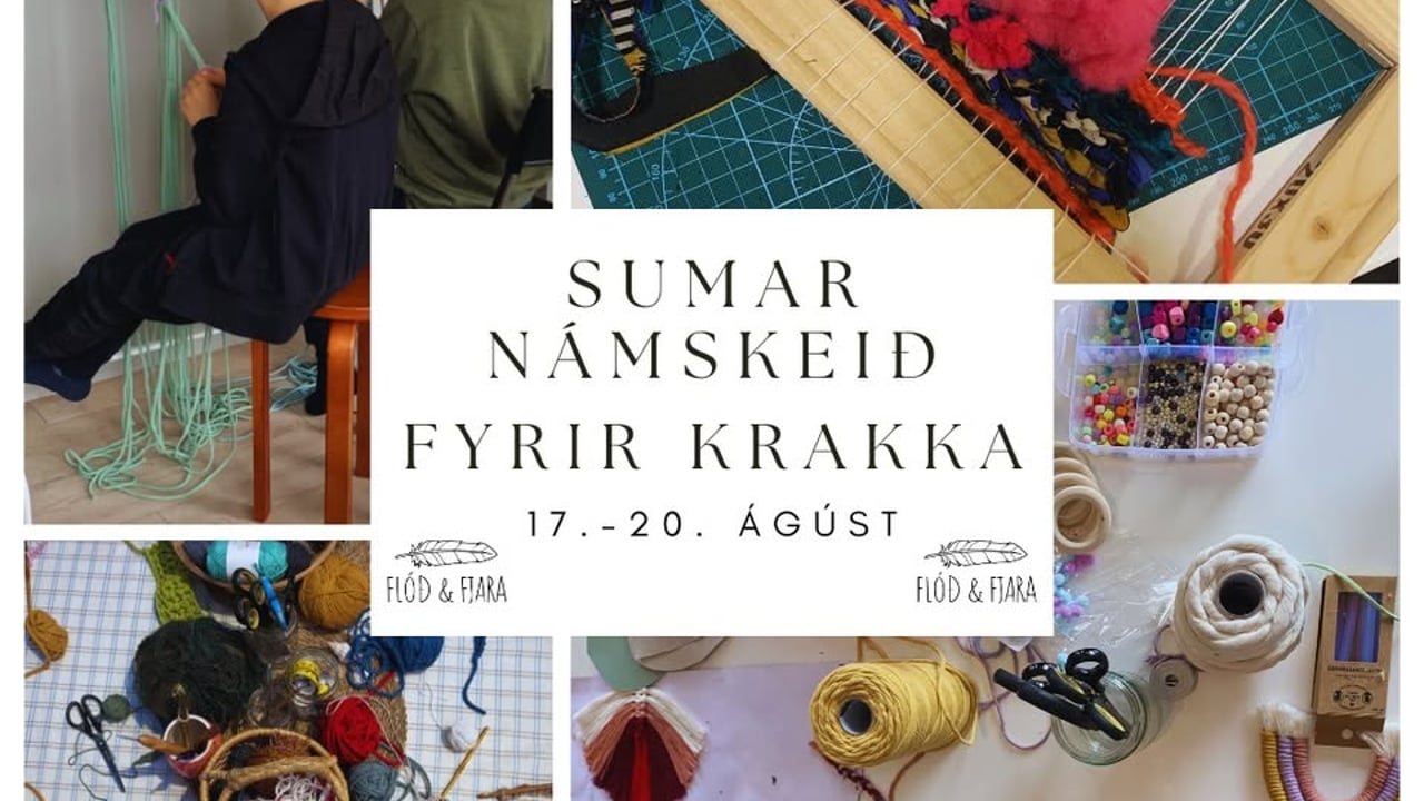 Sumarnámskeið fyrir krakka