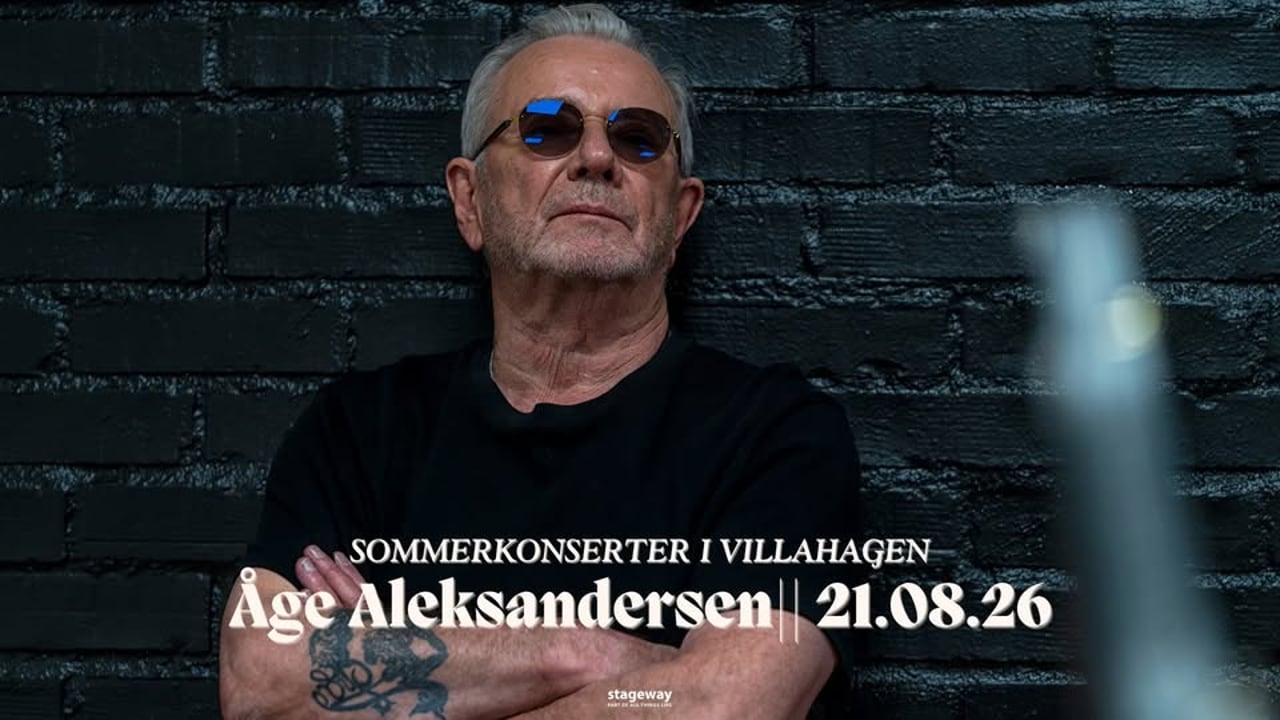 Sommerkonserter i Villahagen: Åge Alene | UTSOLGT!