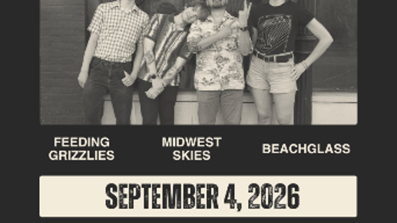 King Ink + Feeding Grizzlies + Midwest Skies + Beachglass