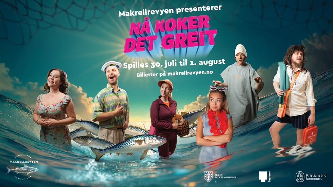 Makrellrevyen 2026: Nå koker det greit