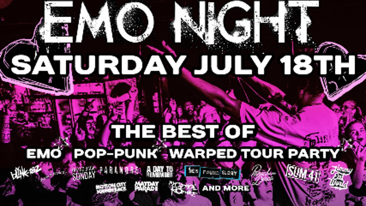 EMO NIGHT ft. Flicker//Fade Live Band Emo Night!