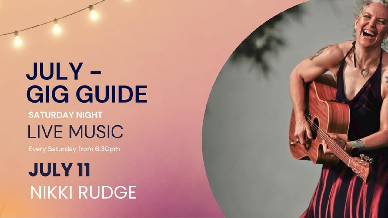 July Live Music: NIKKI RUDGE 