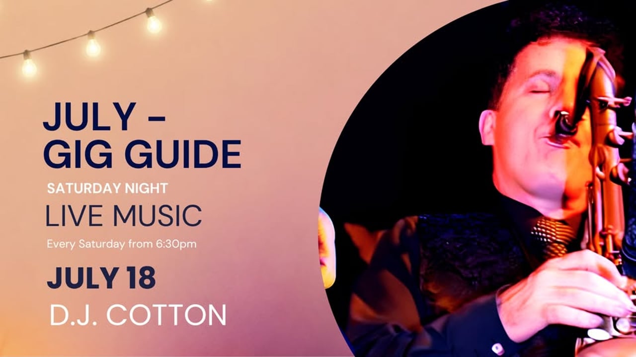 July Live Music: D.J. COTTON