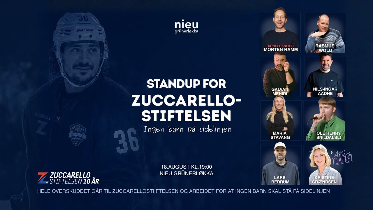 Standup for Zuccarellostiftelsen