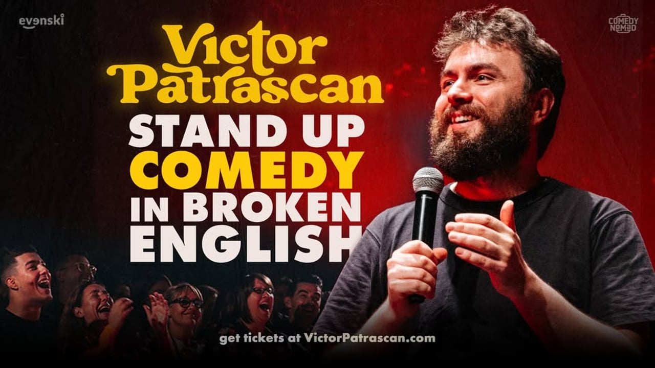 Stand up Comedy in broken English • Victor Patrascan in Reykjavík