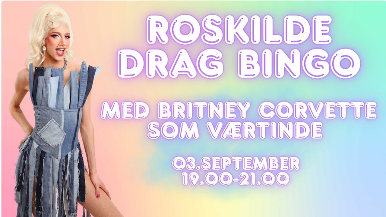 Drag bingo med Britney Corvette 