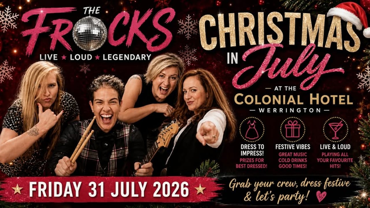 The Frocks Rock The Colonial Hotel 9PM
