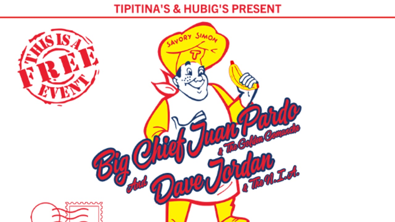 The Return of the Banana Hand Pie With Performances By Big Chief Juan Pardo & The Golden Comanche and Dave Jordan & The NIA