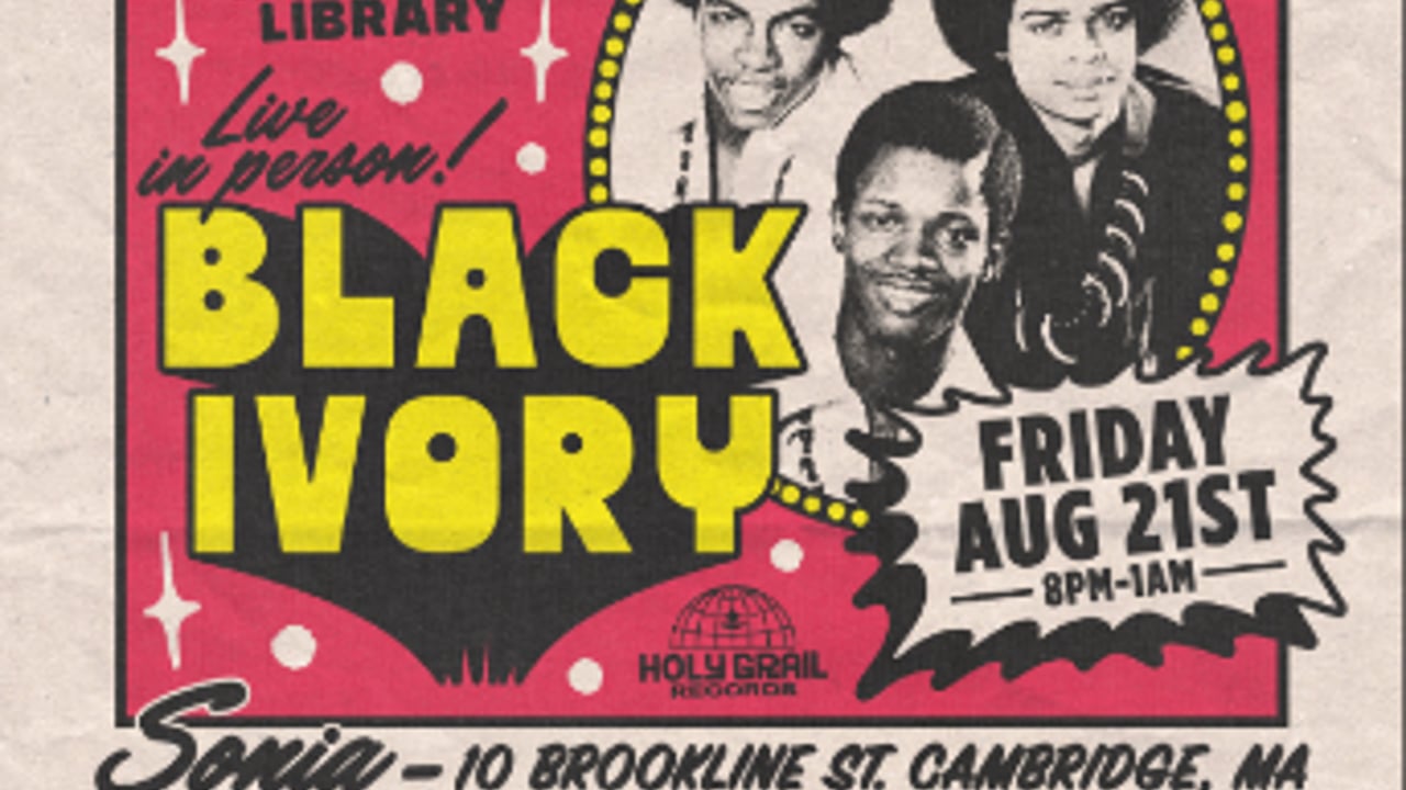 Motif Alumni "Memoirs Of Love" Release Party w/ Black Ivory