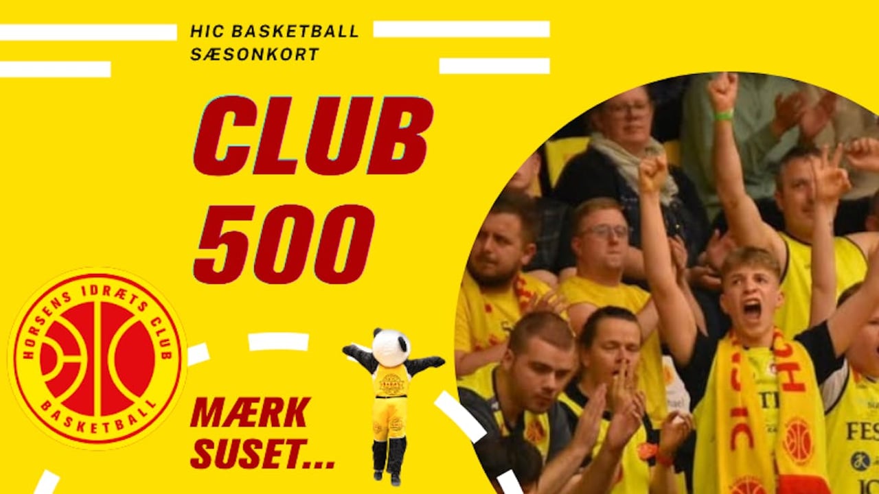 Club 500 sæsonkort 