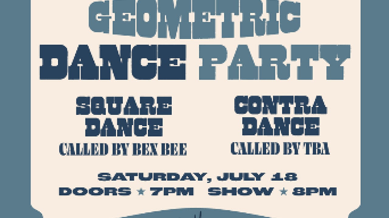 Geometric Dance Party with Lessons from Bex Bee and Live Bands