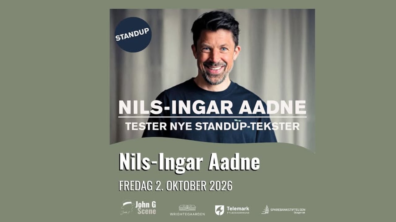 Nils-Ingar Aadne aka NILSI tester nye standup-tekster
