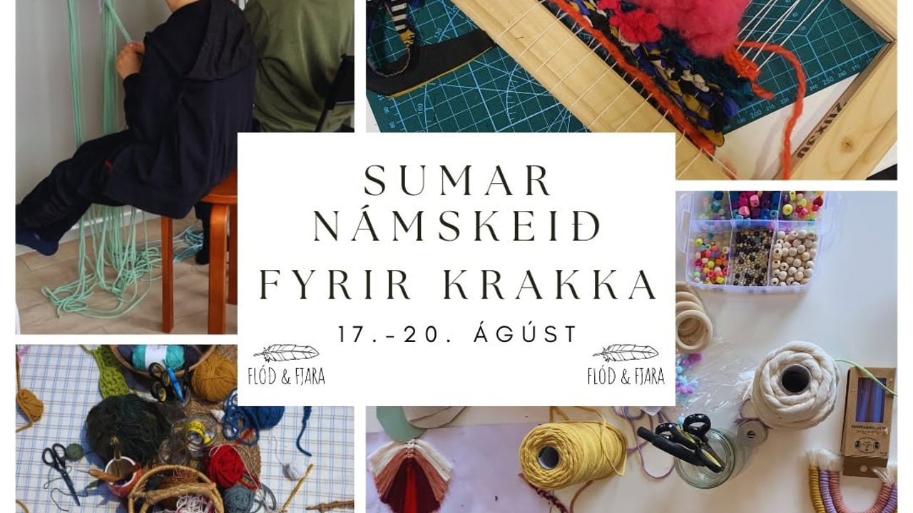 Sumarnámskeið fyrir krakka