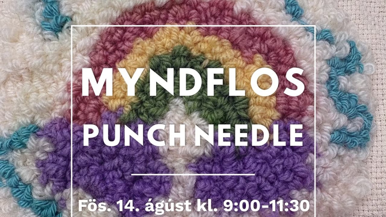 Myndflos / Punch needle