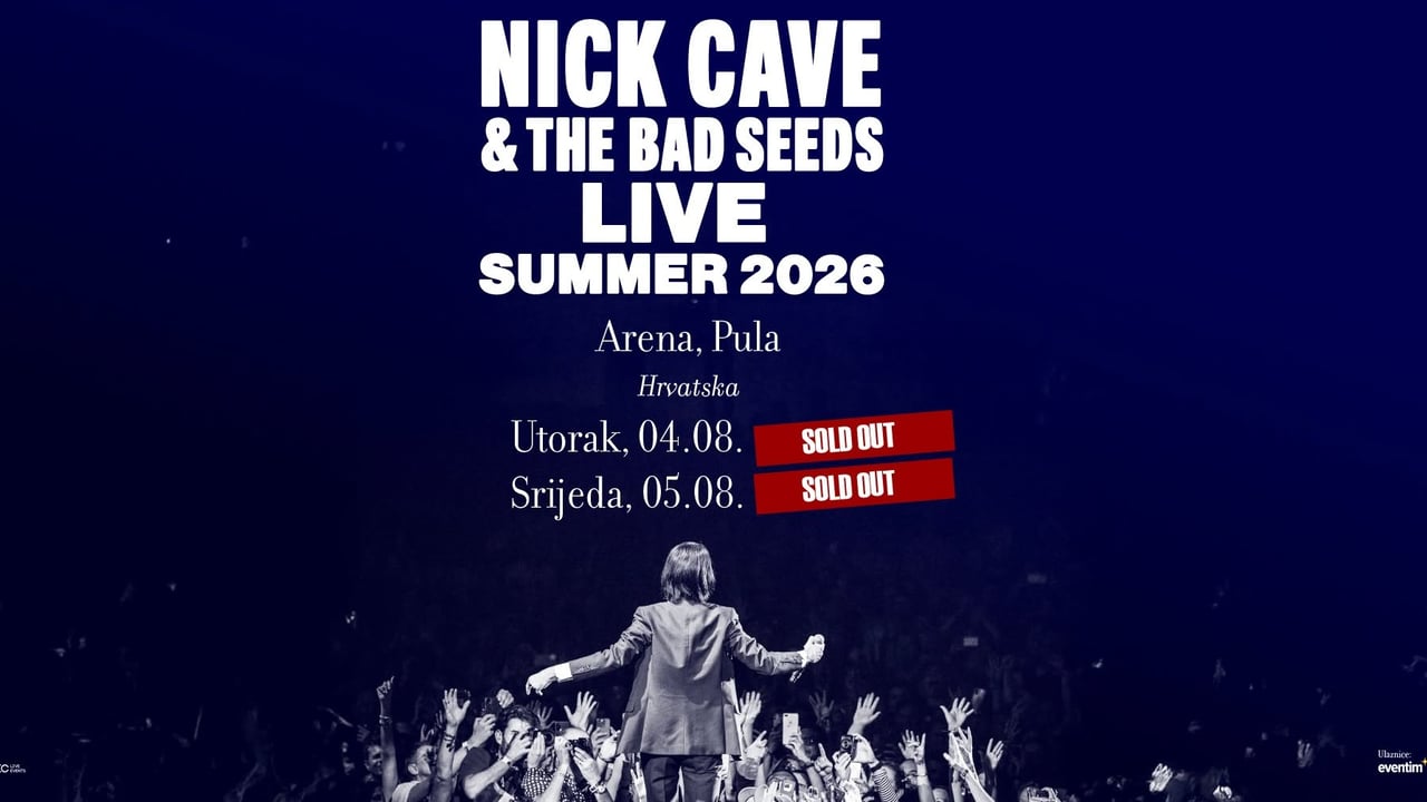 Nick Cave & The Bad Seeds I 4. i 5. kolovoza I Arena, Pula