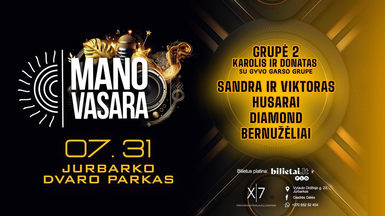 MANO VASARA JURBARKE 2026!