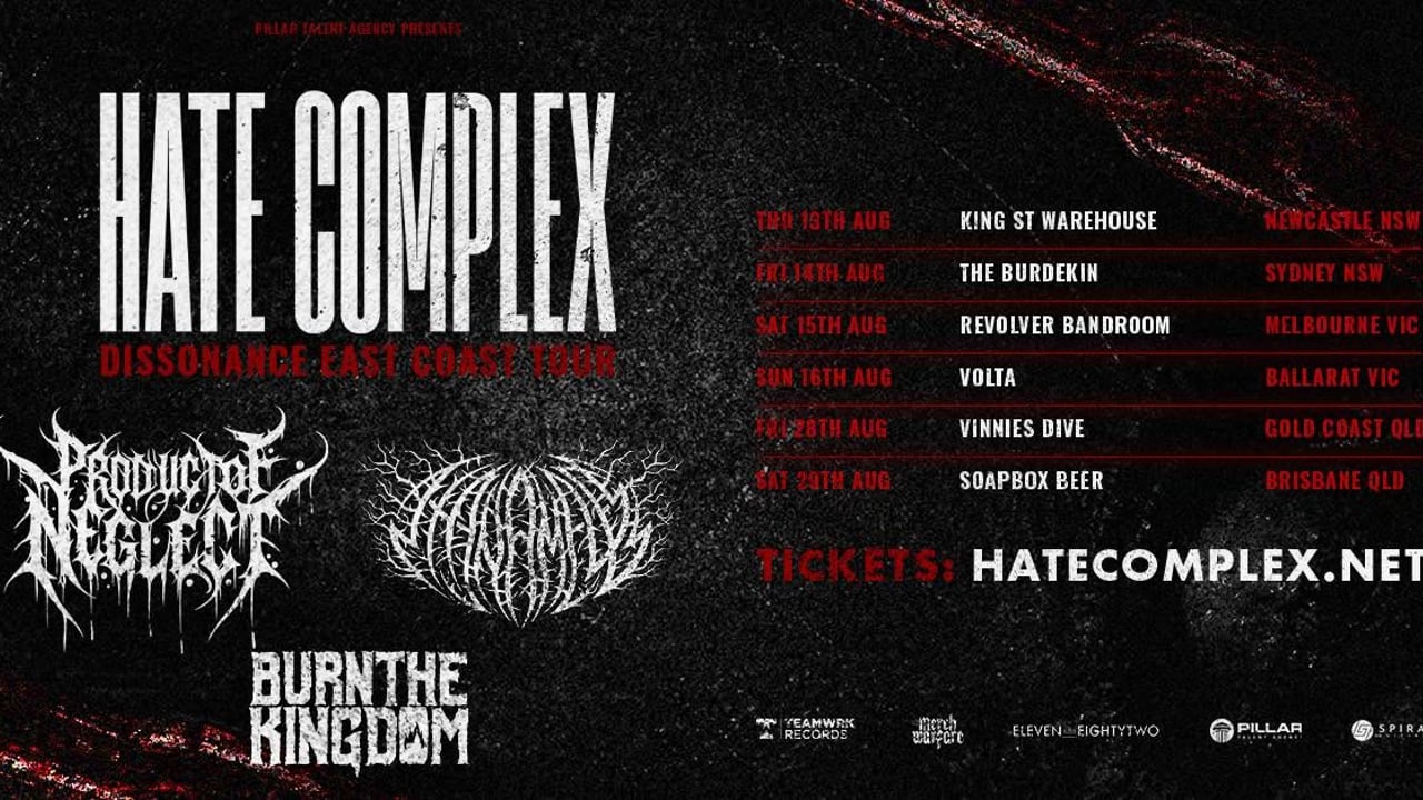 HATE COMPLEX | Melbourne VIC | DISSONANCE EAST COAST TOUR