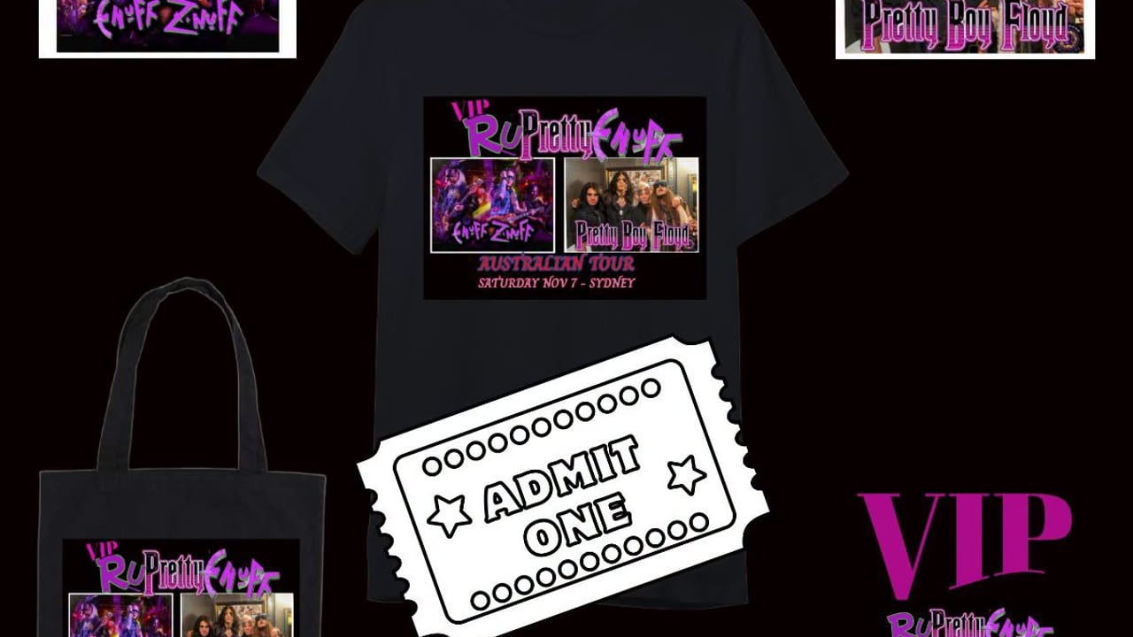 RU PRETTY ENUFF AUSTRALIAN TOUR VIP TICKETS