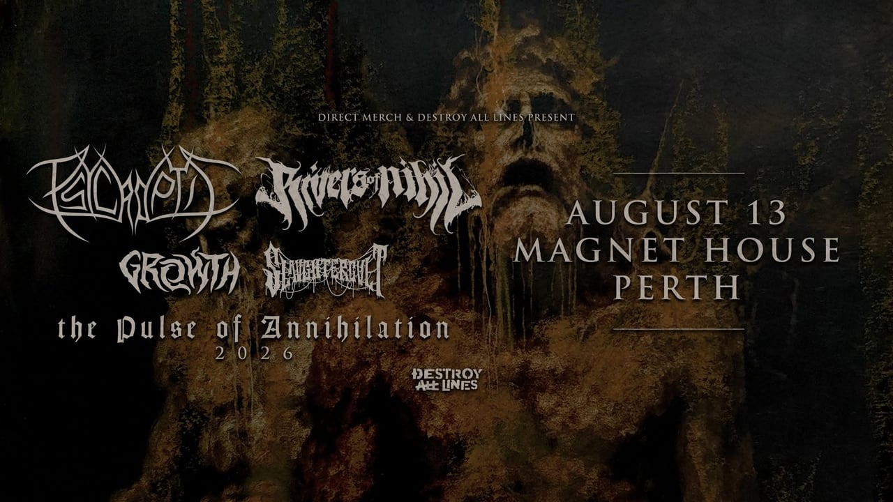 Psycroptic & Rivers of Nihil | Perth | Coheadline Tour + Growth & Slaughtercult | Magnet House