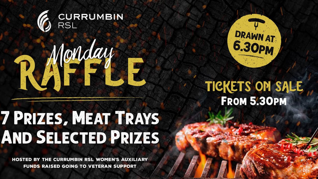 Monday Night Raffles at Currumbin RSL