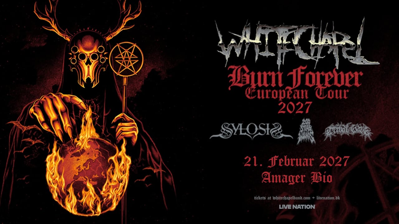 Whitechapel - Burn Forever Tour 2027 | Amager Bio | 21. februar 2026