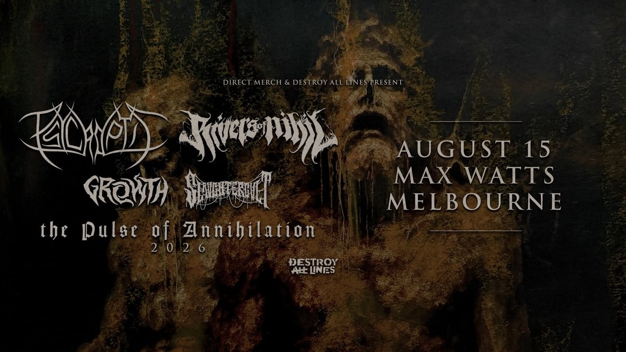 Psycroptic & Rivers of Nihil | Melbourne | Coheadline Tour + Growth & Slaughtercult | Max Watt's