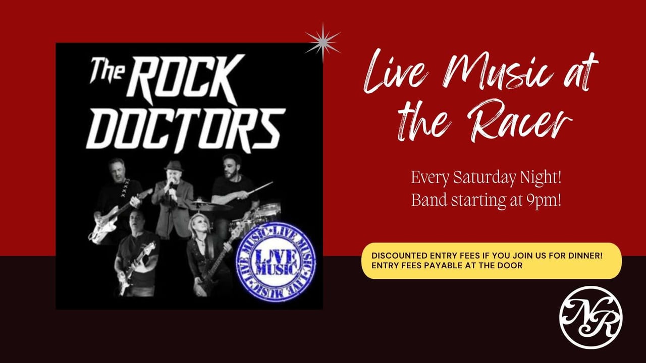 Live Music at the Racer ft. The Rock Doctors