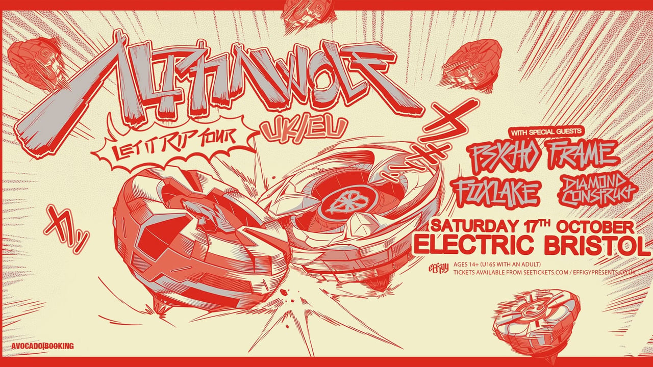 Alpha Wolf plus Psycho-Frame, Fox Lake and Diamond Construct at Electric, Bristol