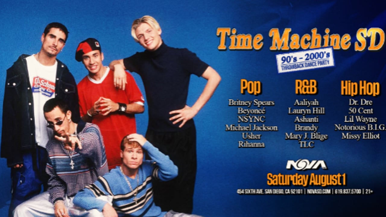 Time Machine: 90s - 2000s Throwback Dance Party