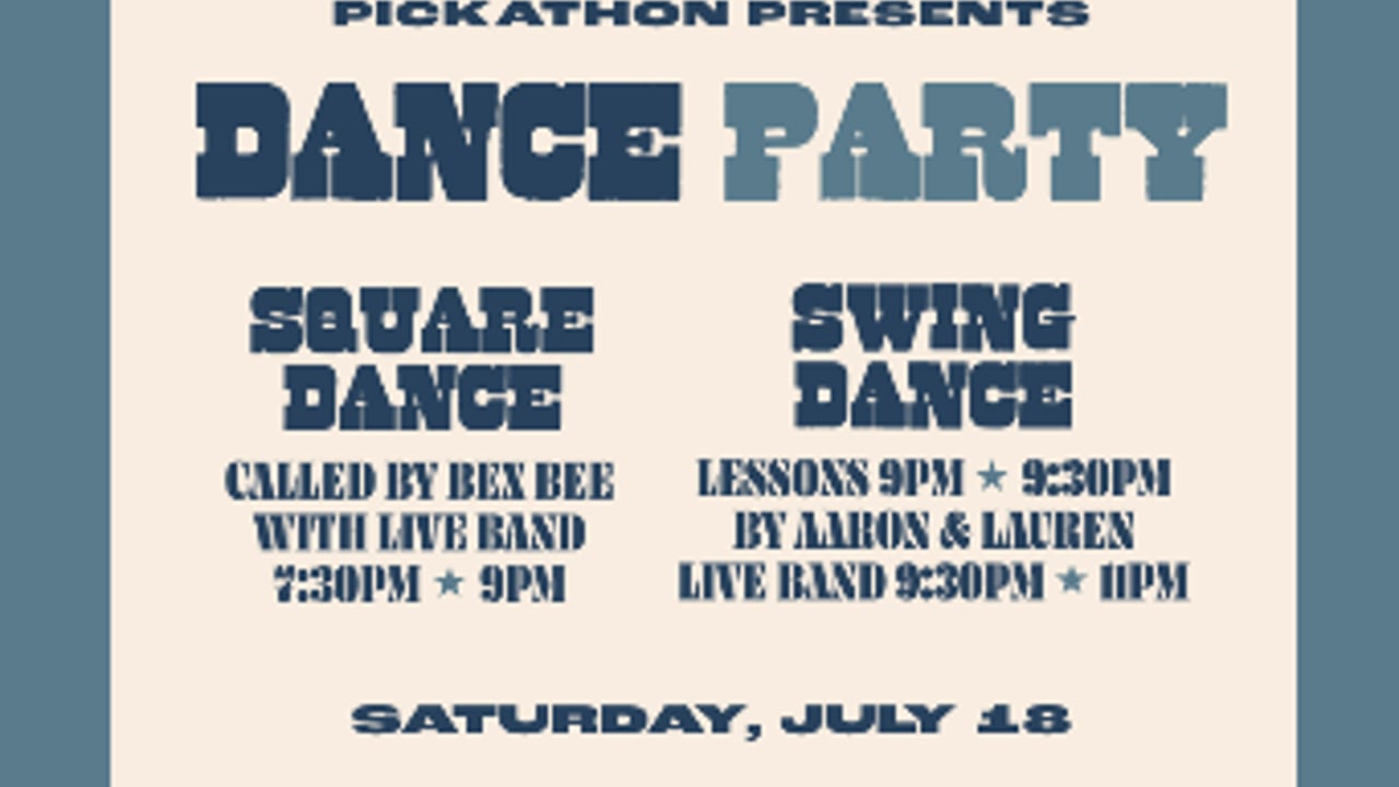 Geometric Dance Party with Lessons from Bex Bee and Live Bands