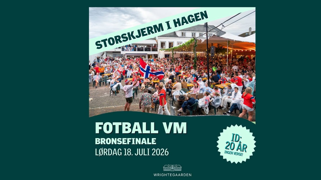 Fotball VM: Bronsefinale // INGEN RESERVASJONER!