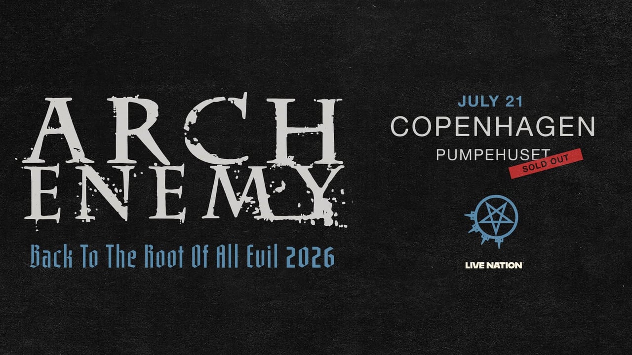 Arch Enemy // Pumpehuset // 21. juli 2026 // VENTELISTE
