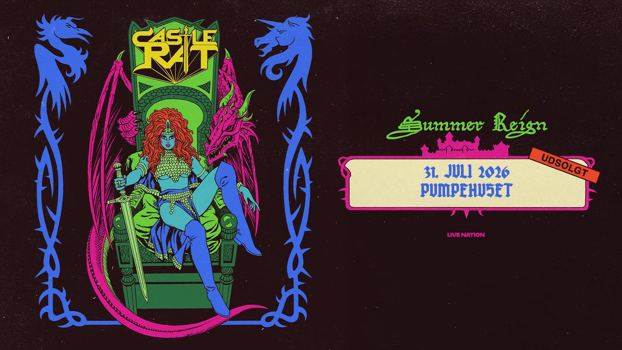 Castle Rat [Support: Gabestok] // Pumpehuset // 31. juli 2026 - UDSOLGT