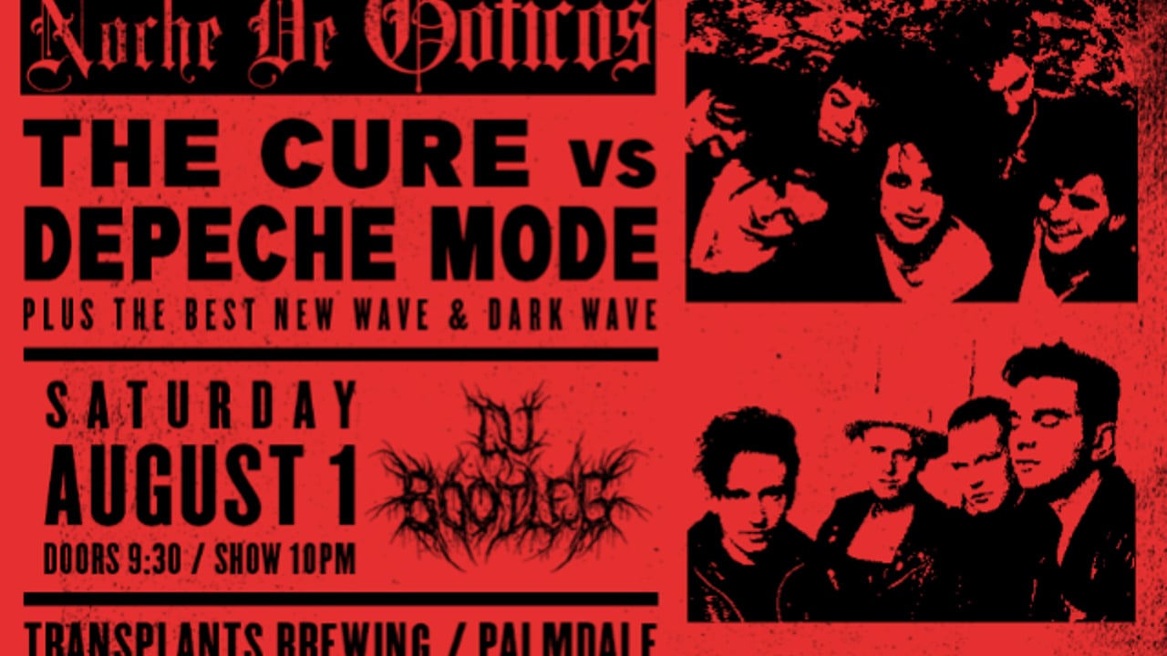 NOCHE DE GÓTICOS: THE CURE VS. DEPECHE MODE