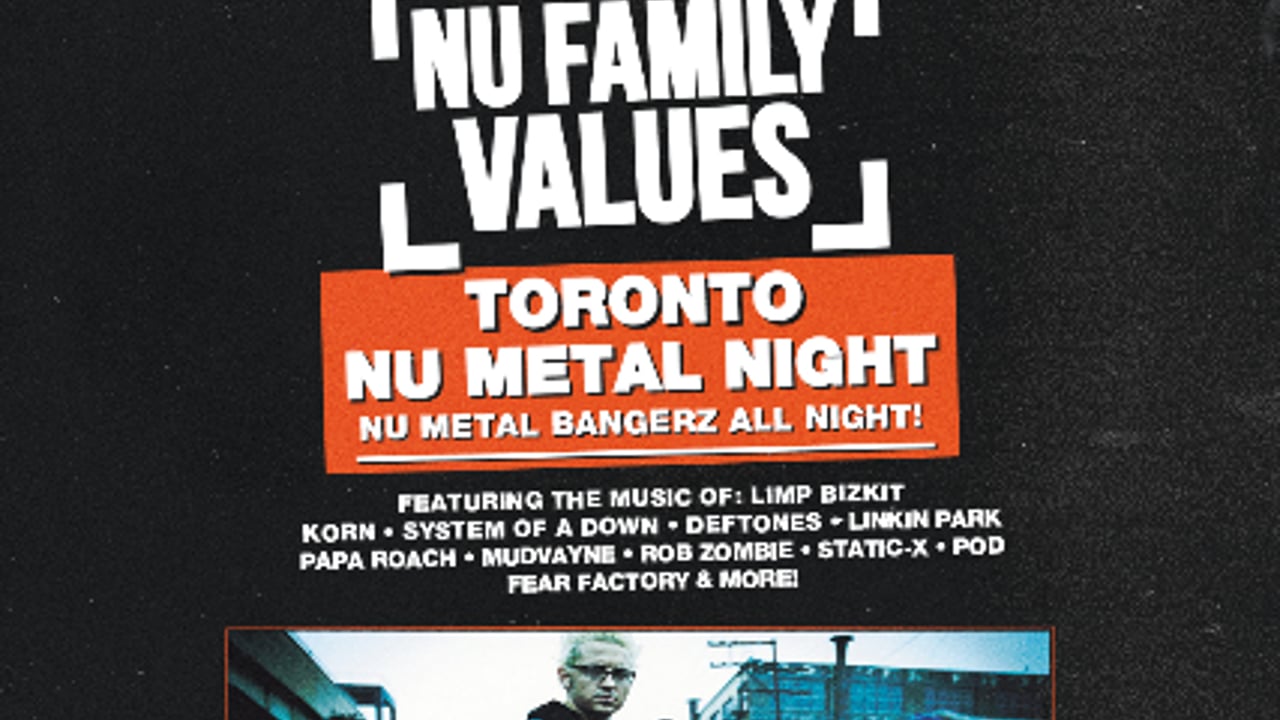 NU FAMILY VALUES: Nu Metal Night at Hard Luck - Aug 8 2026