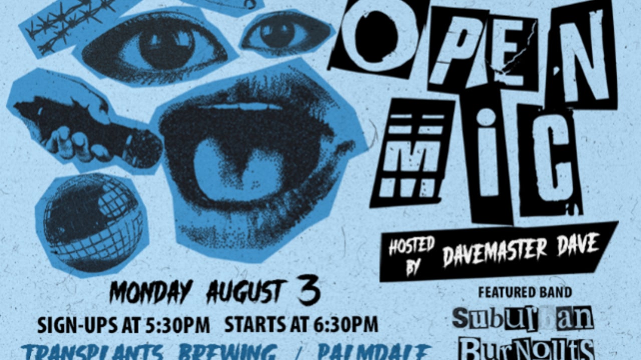 RAISE THE BAR: OPEN MIC NIGHT FEATURING: SUBURBAN  BURNOUTS